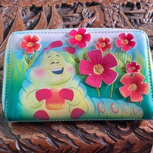 Loungefly Pixar A Bugs Life EarthDay Zip-Around Wallet